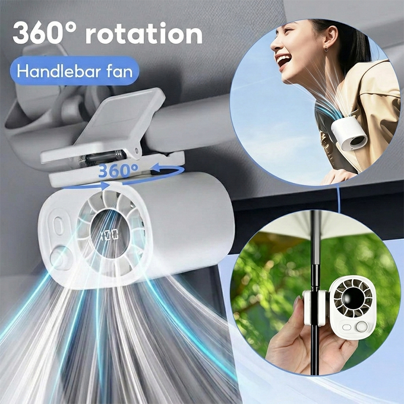Oscillating Fan Clip - مروحة سيارة قابلة للتركيب 360 درجة
