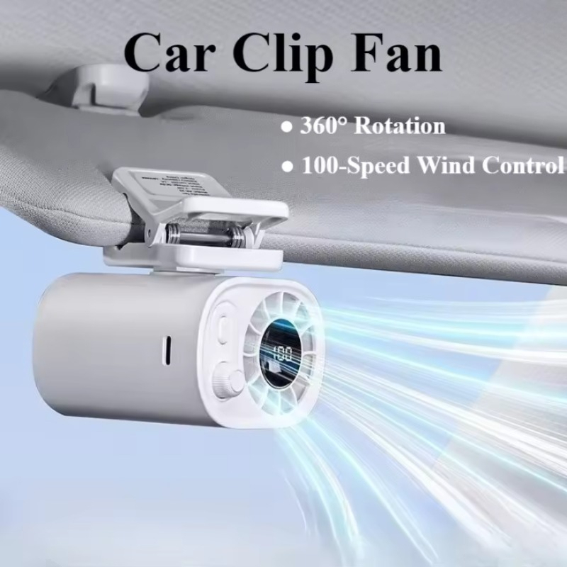 مروحة سيارة قابلة للتركيب 360  - مراجعة Oscillating Fan Clip وسعره