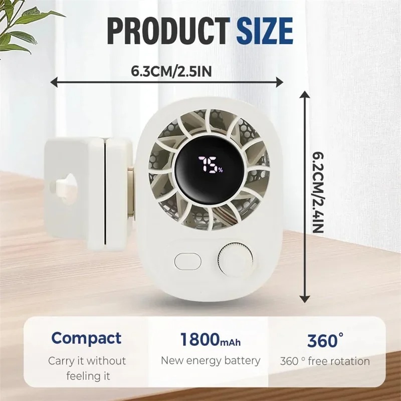 مروحة سيارة قابلة للتركيب 360  - مراجعة Oscillating Fan Clip وسعره